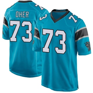 Game Michael Oher Men's Carolina Panthers Alternate Jersey - Blue