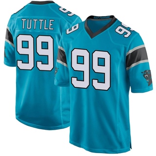 Game Shy Tuttle Men's Carolina Panthers Alternate Jersey - Blue