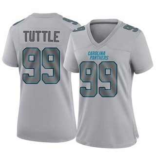 Game Shy Tuttle Women's Carolina Panthers Atmosphere Fashion Jersey - Gray