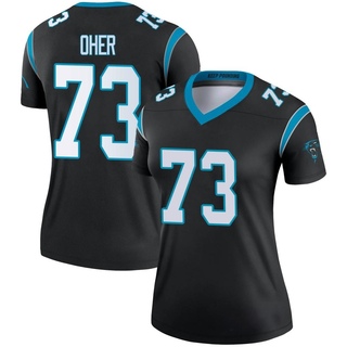 Legend Michael Oher Women's Carolina Panthers Jersey - Black