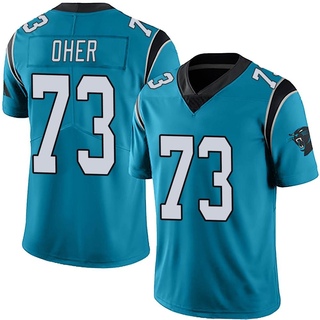 Limited Michael Oher Men's Carolina Panthers Alternate Vapor Untouchable Jersey - Blue