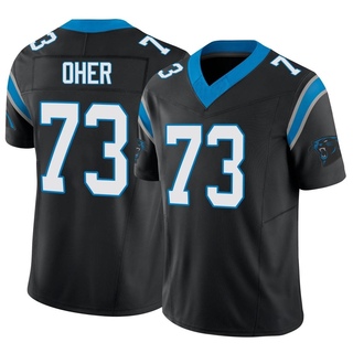 Limited Michael Oher Men's Carolina Panthers Vapor F.U.S.E. Jersey - Black