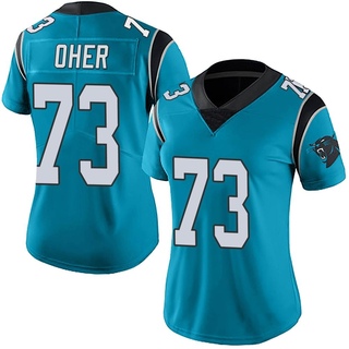 Limited Michael Oher Women's Carolina Panthers Alternate Vapor Untouchable Jersey - Blue