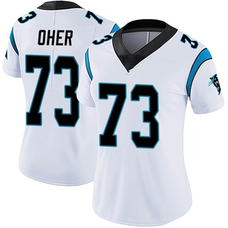 Limited Michael Oher Women's Carolina Panthers Vapor Untouchable Jersey - White