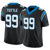 Limited Shy Tuttle Men's Carolina Panthers Vapor F.U.S.E. Jersey - Black