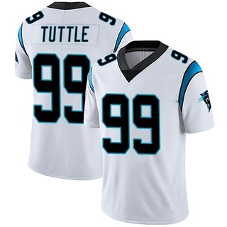 Limited Shy Tuttle Men's Carolina Panthers Vapor Untouchable Jersey - White