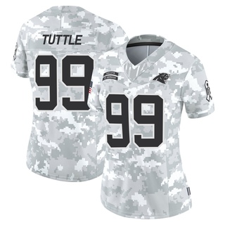 Limited Shy Tuttle Women's Carolina Panthers 2024 Salute to Service Jersey - Arctic Camo