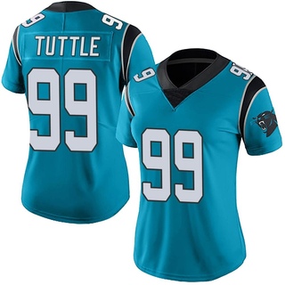 Limited Shy Tuttle Women's Carolina Panthers Alternate Vapor Untouchable Jersey - Blue