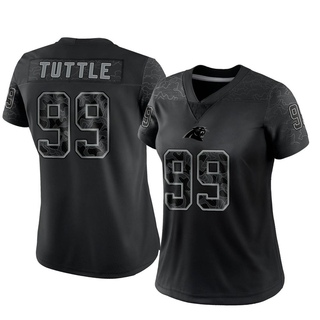 Limited Shy Tuttle Women's Carolina Panthers Reflective Jersey - Black